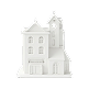 Hotel building icon